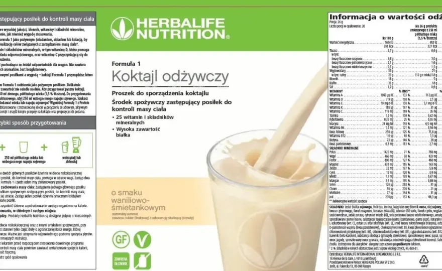Herbalife Nutrition koktajl: Skład, efekty, cena. Czy to dla Ciebie?