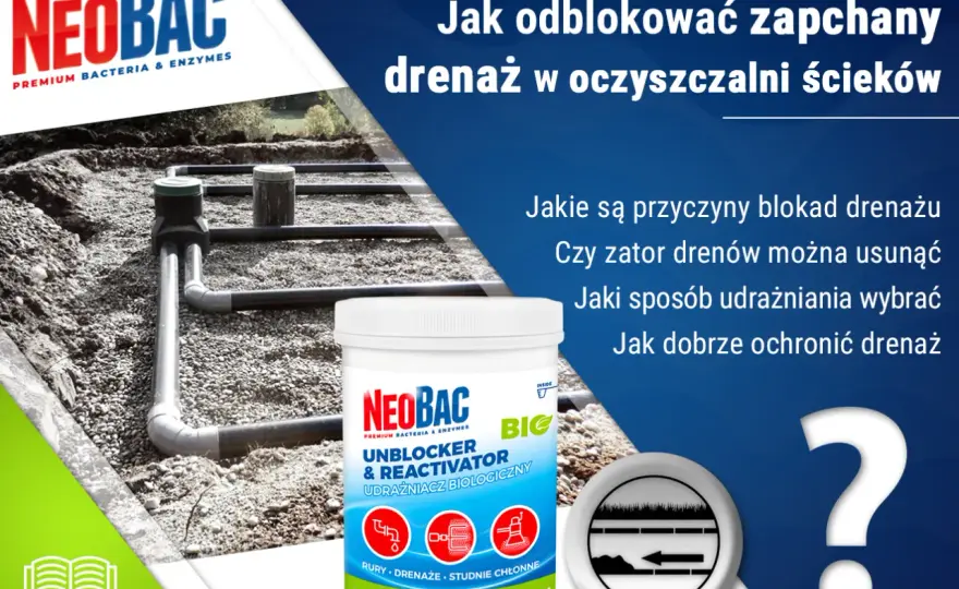 Zamulony drenaż w oczyszczalni: skuteczne sposoby udrażniania systemu