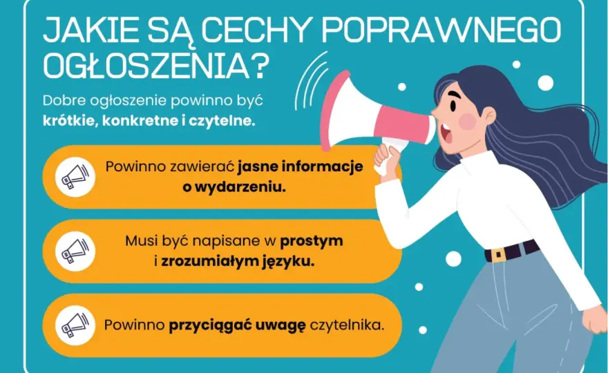 Jak napisać ogłoszenie? Krótko, jasno i skutecznie!
