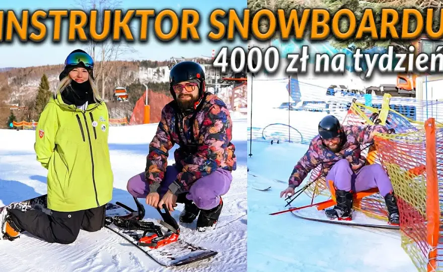 Ile zarabia instruktor snowboardu w Polsce? Zaskakujące różnice w zarobkach