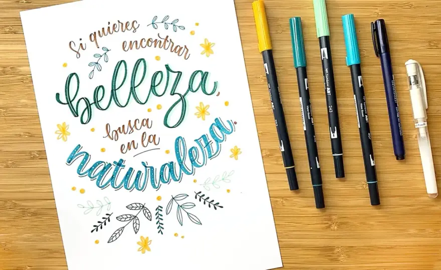 Lettering gratis - cómo empezar con buen pie desde cero