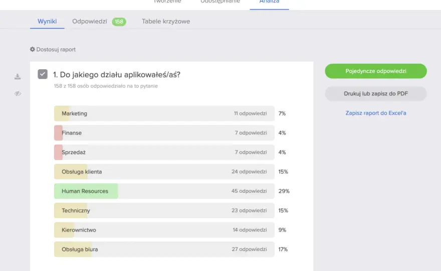 Wyniki ankiety w Excelu - Opracuj je jak ekspert!