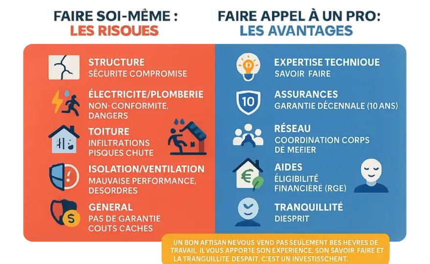 Rénovation maison - L'ordre des travaux qui évite les erreurs