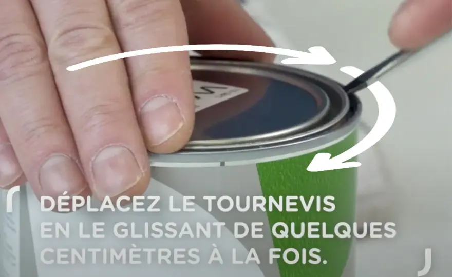 Ouvrir un pot de peinture sans dégâts - Le guide facile