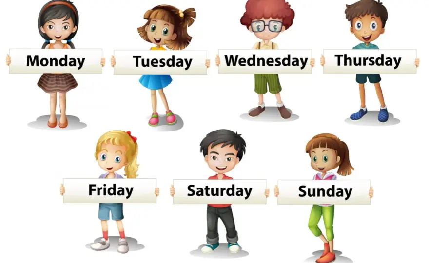 Giorni della settimana in inglese - scrittura, pronuncia e uso