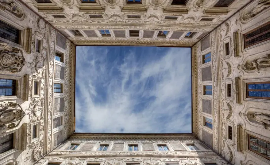 Prospettiva di Palazzo Spada - il trucco di Borromini da vedere