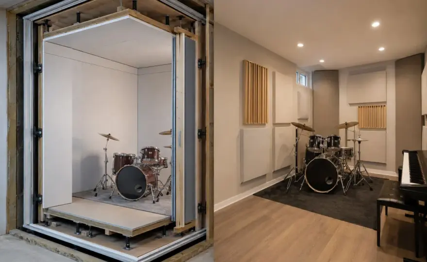 Isolamento acustico di una stanza per la musica senza errori