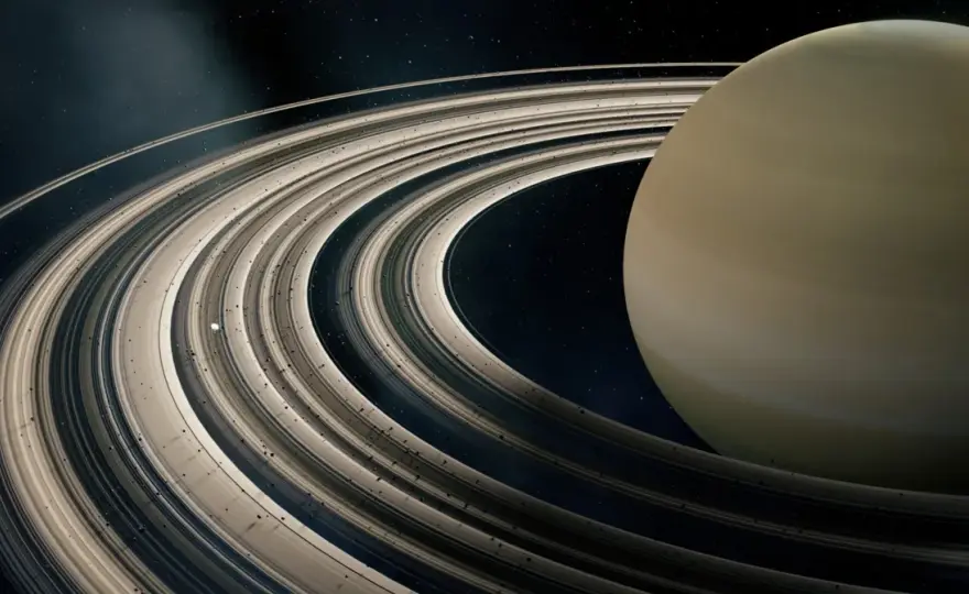 Pierścienie planet - Tajemnice, skład i różnice