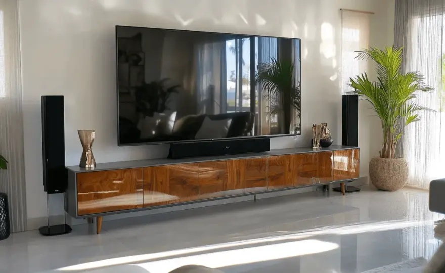 TV-Board dekorieren - So wird deine TV-Ecke stilvoll & ruhig