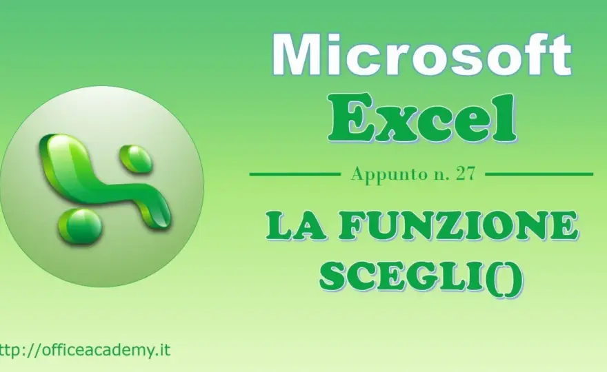 Funzione SCEGLI in Excel - esempi e confronti utili