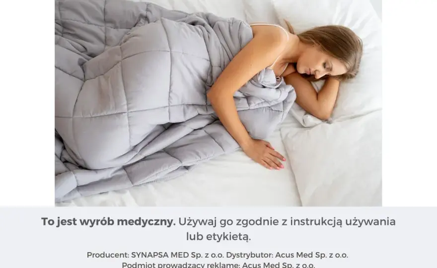 Kołdra obciążeniowa - jak dobrać? Uniknij błędów, śpij lepiej.