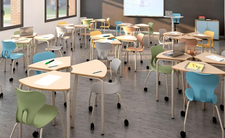 Mobiliario escolar innovador - Guía para aulas flexibles