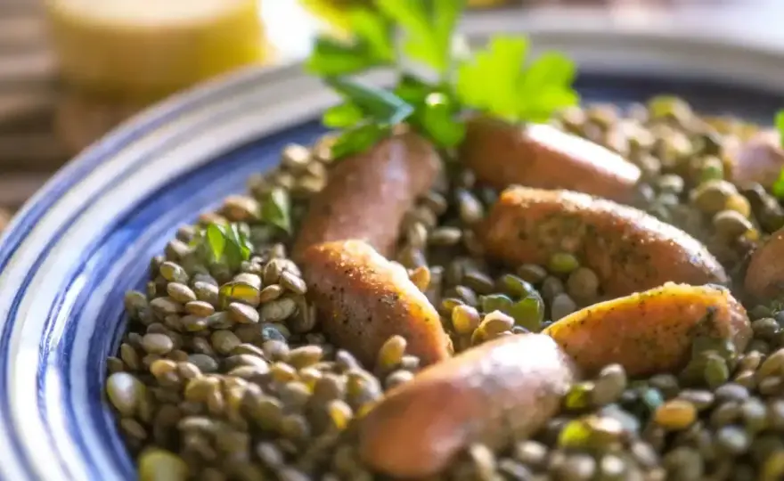Lentilles aux saucisses - réussir ce plat de terroir