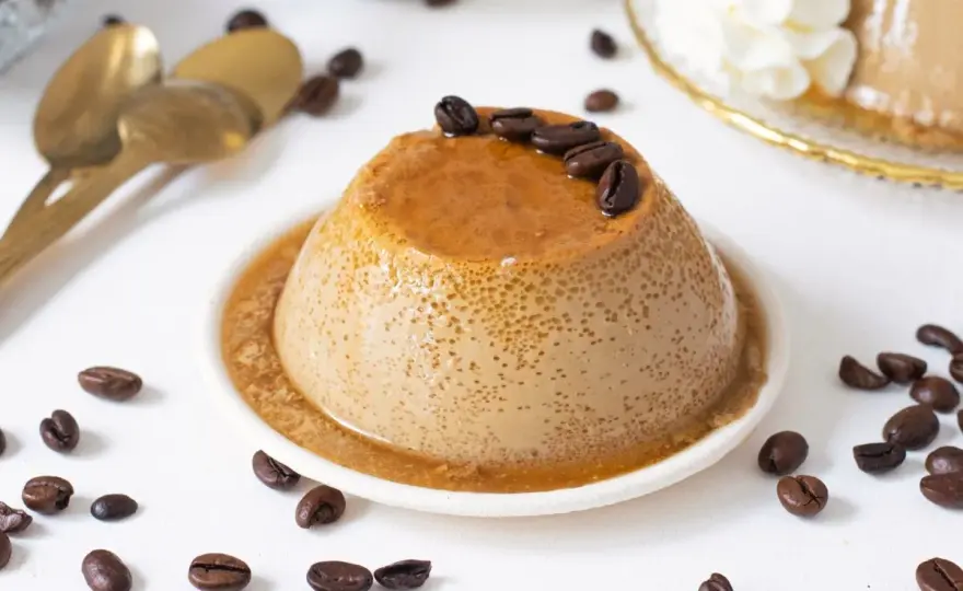 Flan de café perfecto - Sin burbujas y con sabor ideal