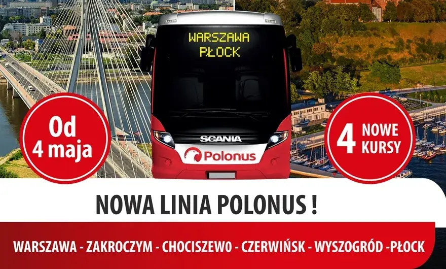 Bus Barracuda do Płocka? Znajdź pewne połączenia z Warszawy