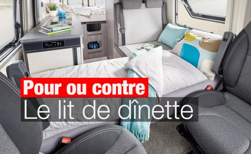 Lit dînette camping-car - Le guide pour un vrai coin nuit
