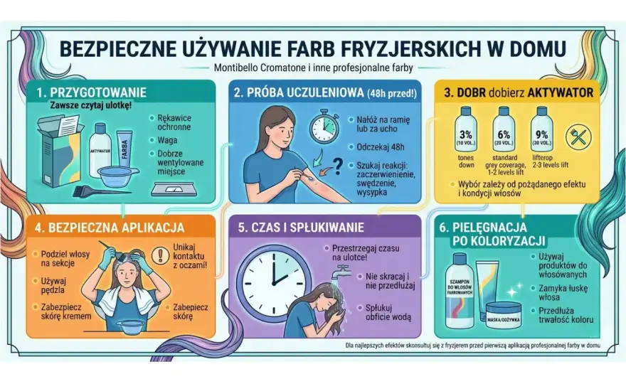 Aktywator w koloryzacji włosów - Jak dobrać moc i uniknąć błędów?