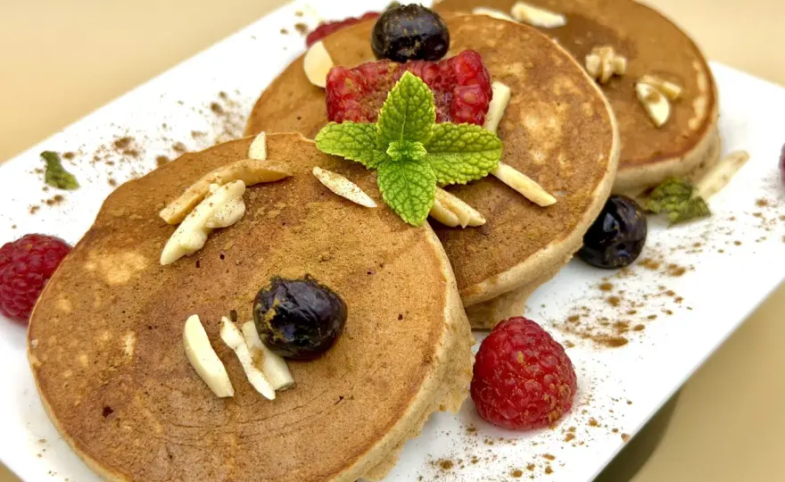 Pancake con farina di castagne soffici, anche senza latte o uova