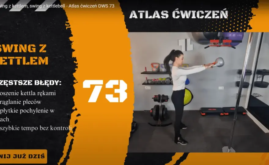 Swing z kettlem - Poznaj technikę i unikaj najczęstszych błędów