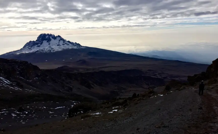 Kilimandjaro - La vue réelle du sommet à Uhuru Peak