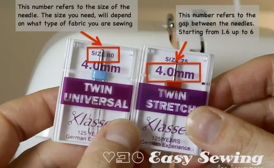 Twin Needle Sizing - Choose the Right Size Every Time