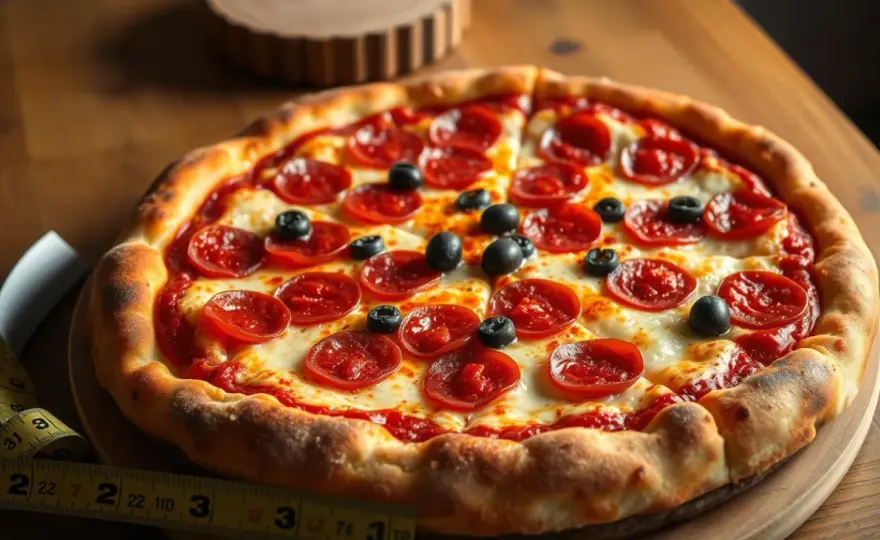 Ile waży pizza? Zaskakujące różnice w wadze w zależności od rozmiaru