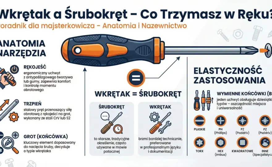 Rodzaje śrubokrętów, które naprawdę warto mieć pod ręką