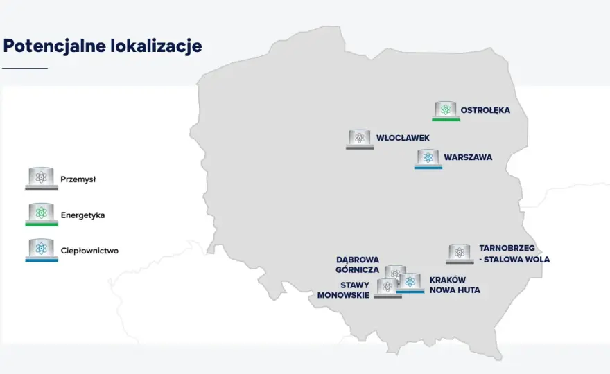 Gdzie powstaną elektrownie jądrowe w Polsce? Poznaj lokalizacje