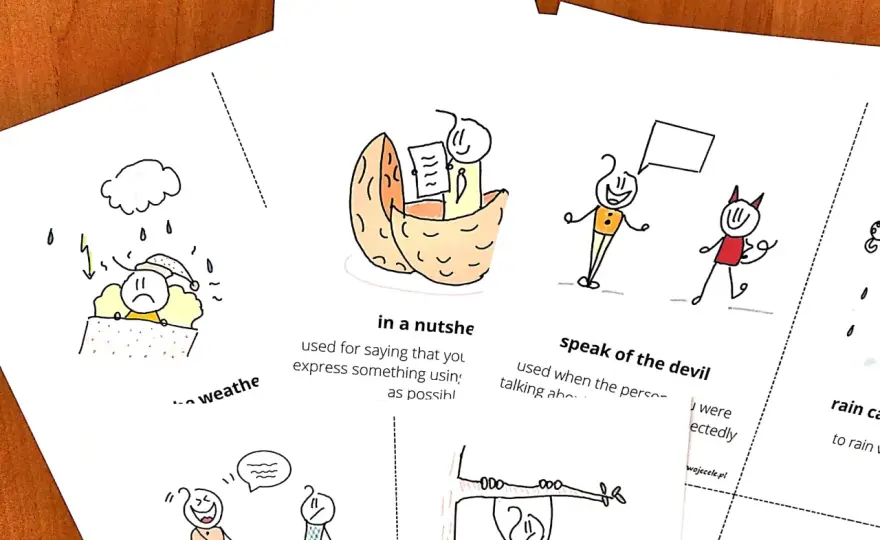 Śmieszne idiomy angielskie - Jak ich używać i brzmieć naturalnie?