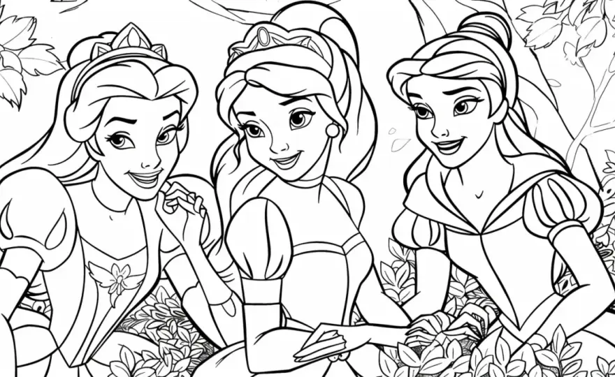 Dibujos de princesas para colorear: ¡Aprende a elegir bien!