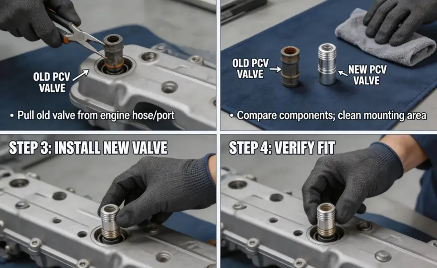 Rumore della valvola PCV - cause, spie e costi