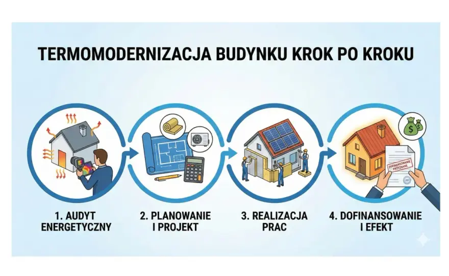 Termomodernizacja domu - od audytu do źródła ciepła