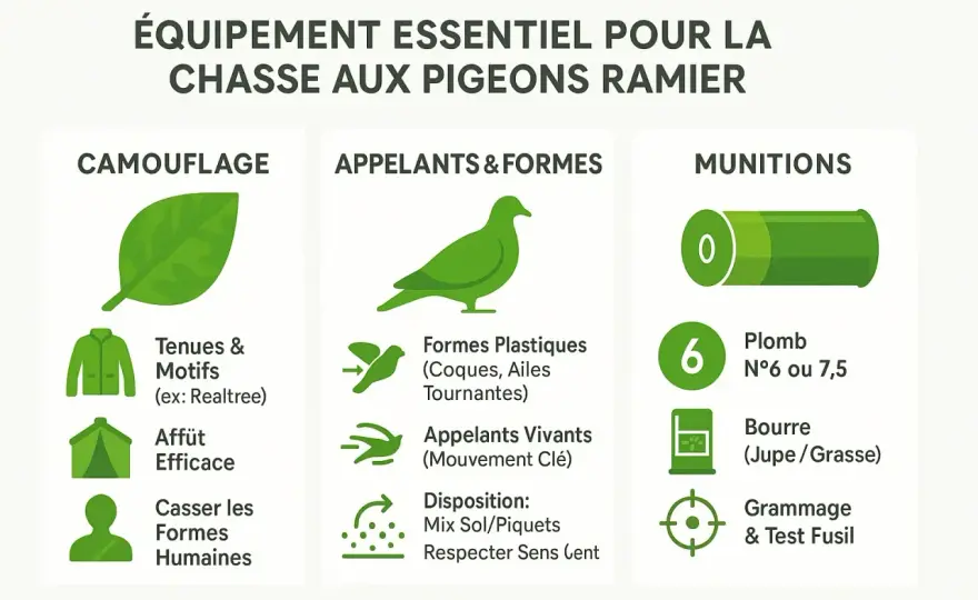Plomb pigeon ramier - Le guide pour choisir sa cartouche