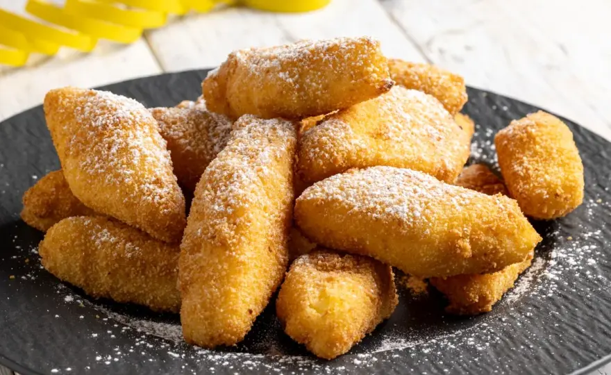 Crema fritta veneziana, croccante fuori e cremosa al centro