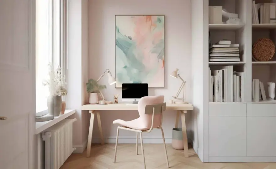 Homeoffice im Wohnzimmer einrichten - So geht's wirklich!