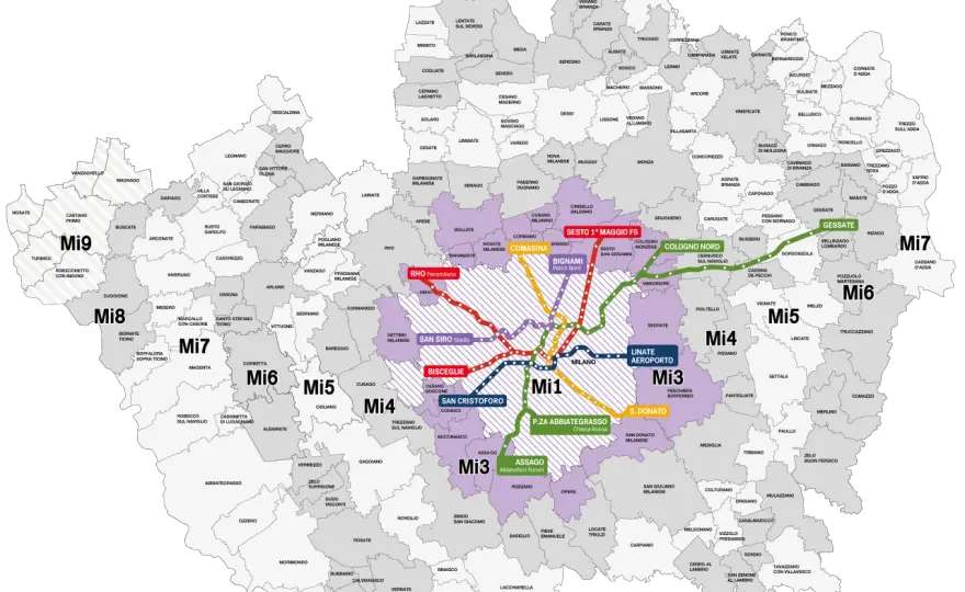  Mediolan metro mapa i bilety na komunikację miejską 