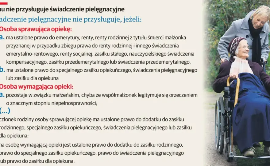 Opiekun osoby niepełnosprawnej - praca czy świadczenie? Wybierz