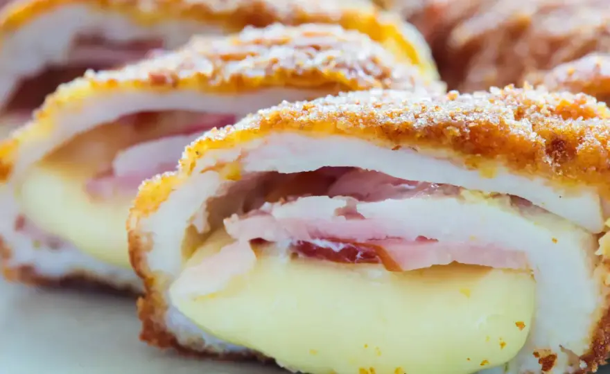 Cordon bleu maison - réussir la panure et le fromage fondu