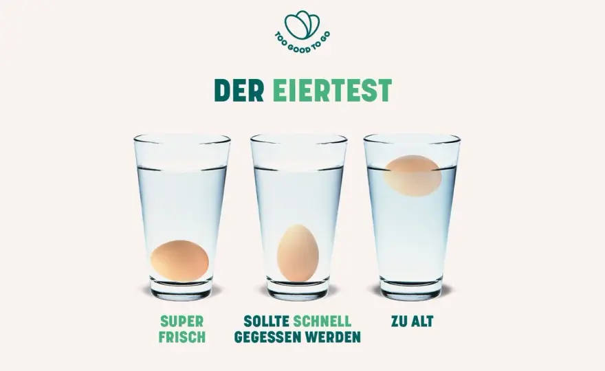 Ei schwimmt im Wasser - wann es noch verwendbar ist