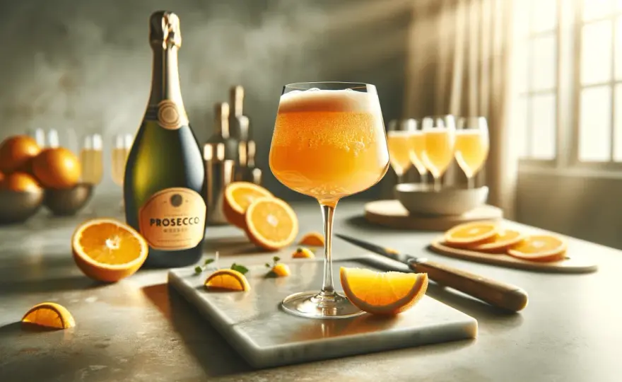 Idealny drink z prosecco i sokiem pomarańczowym - prosty przepis na Mimozę