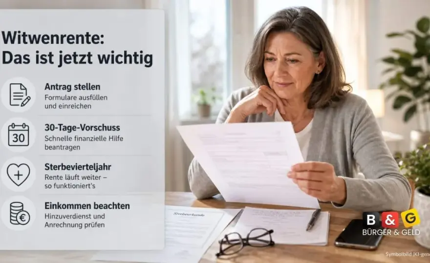 Tod des Partners - erste Schritte, Rente und Hilfe