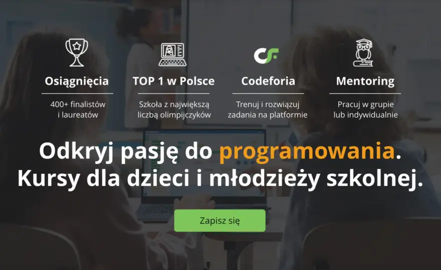 Zajęcia z programowania dla młodzieży w Warszawie - wybierz najlepsze kursy
