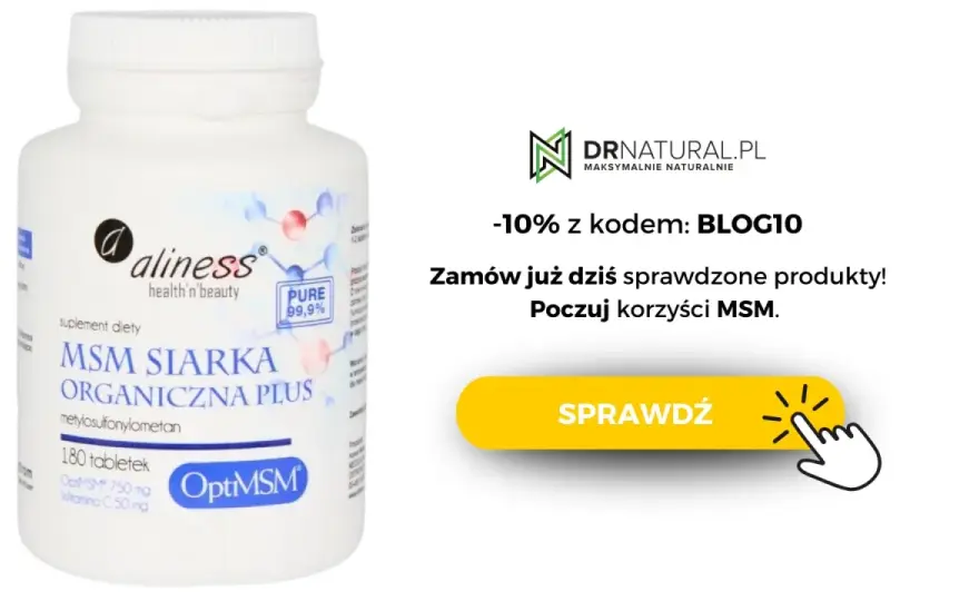 MSM na stawy i regenerację - kiedy naprawdę pomaga?