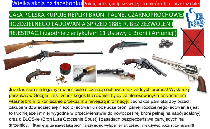 Broń czarnoprochowa - Pozwolenie? Proch? Co musisz wiedzieć!