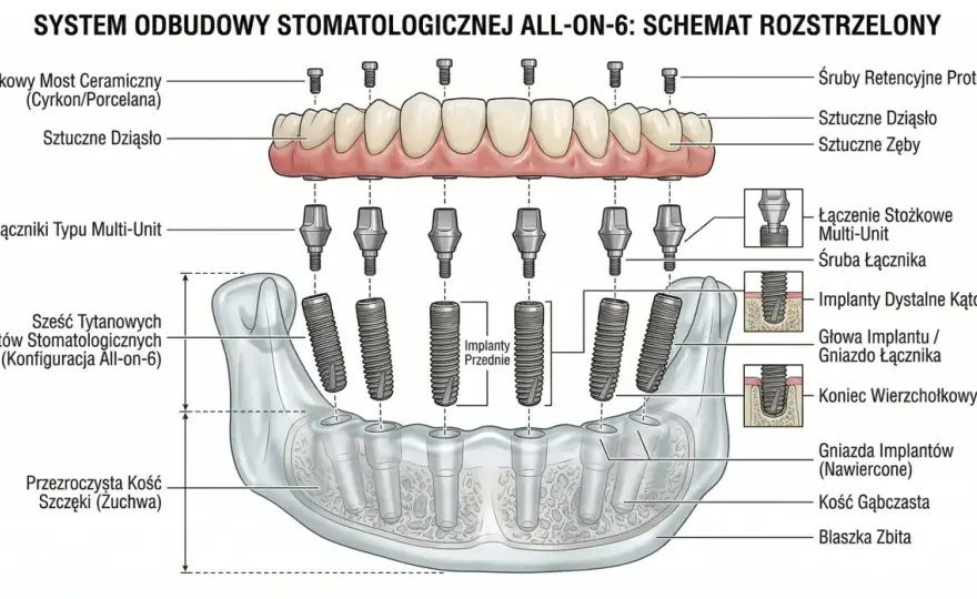 All-on-6 na implantach - kiedy ma sens i ile kosztuje