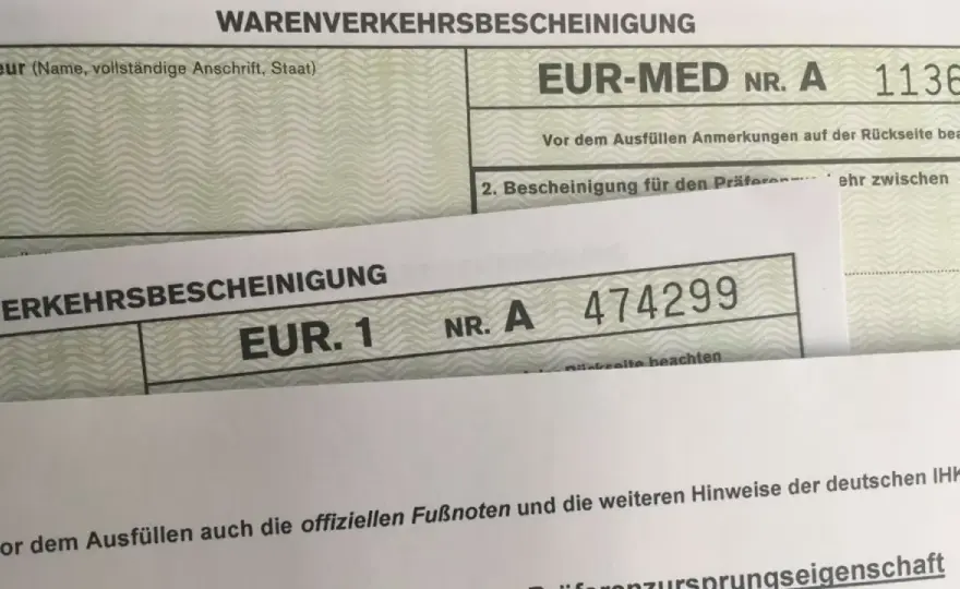 EUR.1 richtig nutzen - Ursprung, Antrag und Incoterms