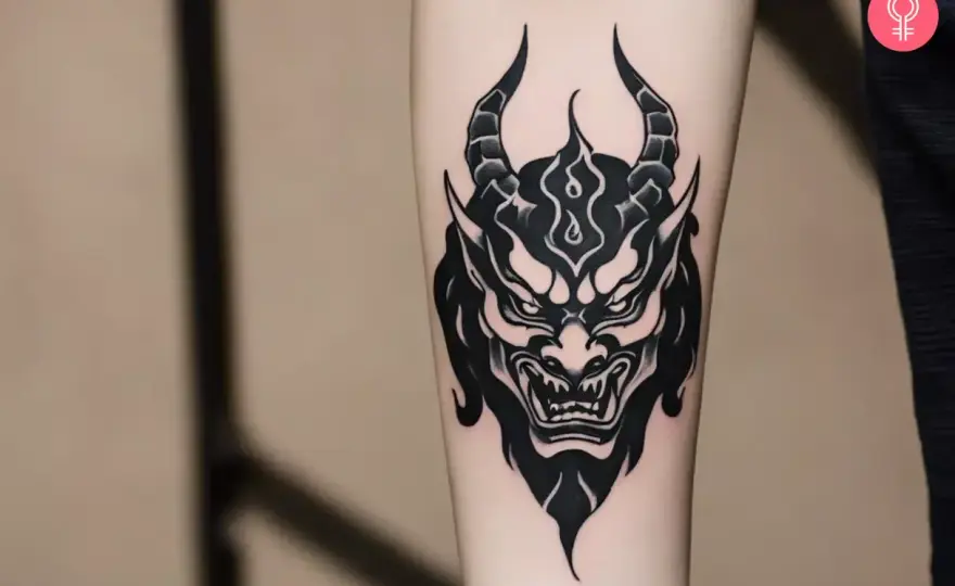 Tatuaż demon - jak wybrać wzór, styl i miejsce?