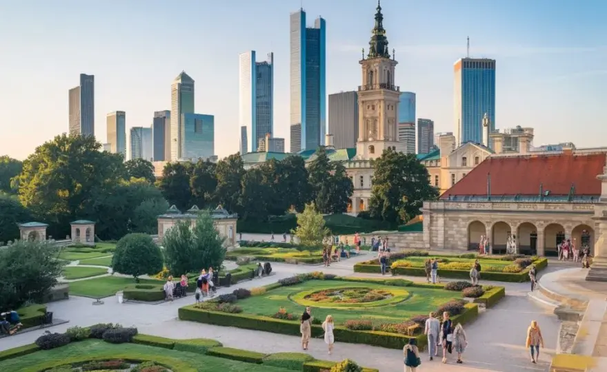Łazienki Królewskie w Warszawie: poznaj dokładną lokalizację i dzielnicę