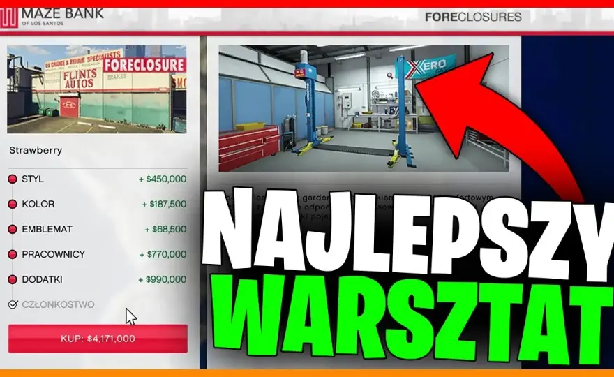 Jak kupić warsztat tuningowy w GTA Online i uniknąć błędów
