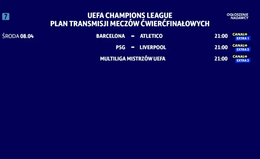 O której jest liga mistrzów? Sprawdź godziny meczów i transmisje
